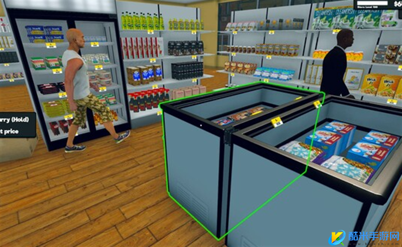 超市模拟器移动货架方法